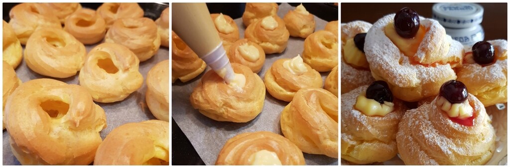 gebackene San-Giuseppe-Krapfen