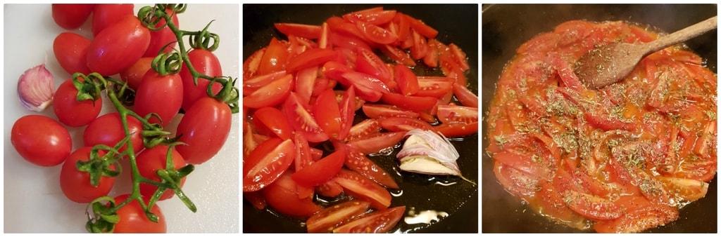 paccheri gefüllt mit Kabeljau und Kartoffeln