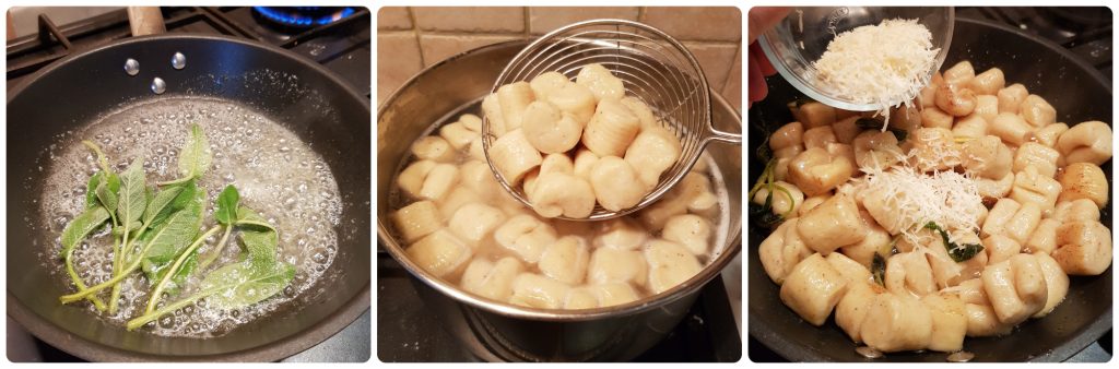 Ricotta-Gnocchi mit Butter und Salbei