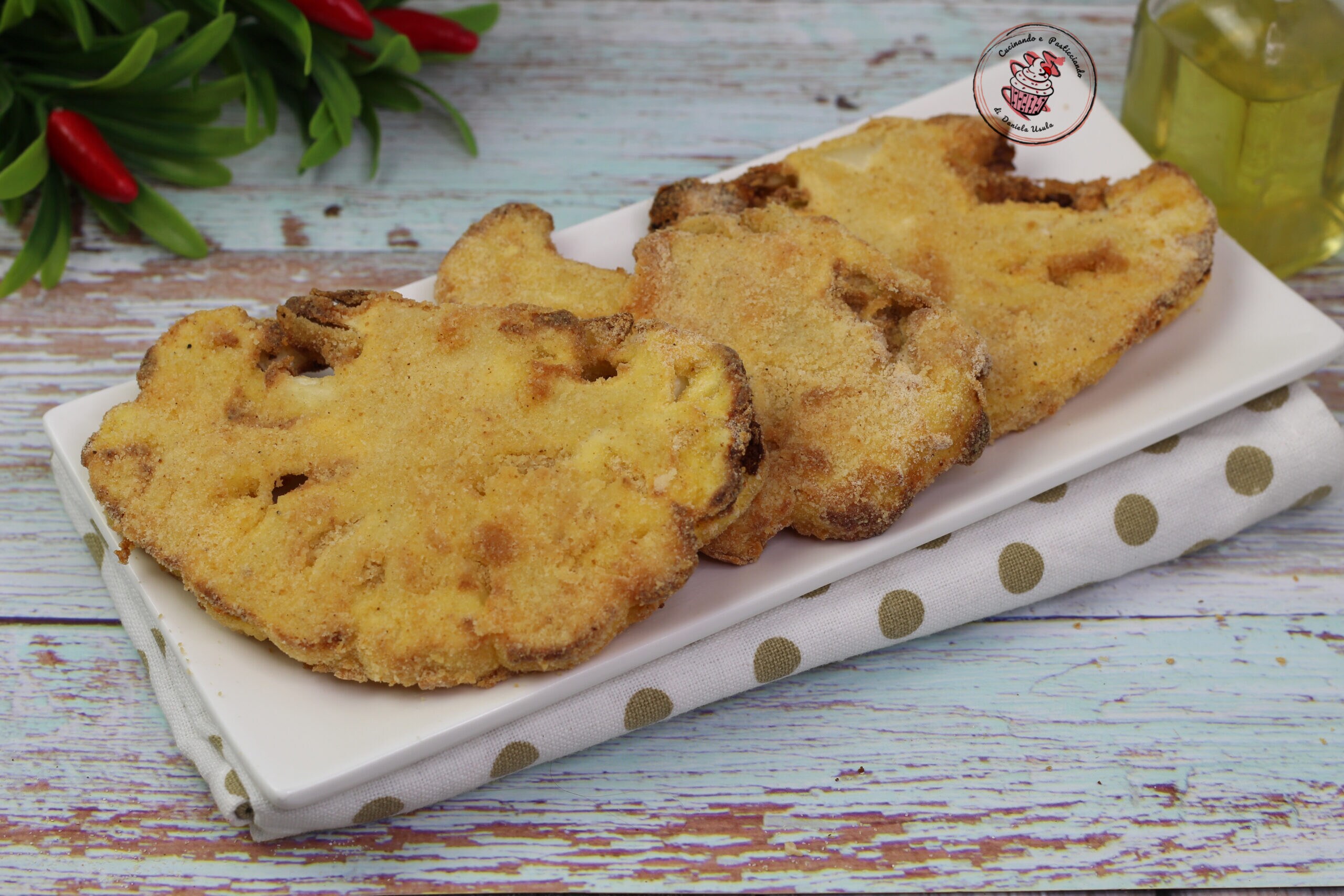 KNUSPRIGE BLUMENKOHL-SCHNITZEL AUSSEN UND WEICH INNEN in der Heißluftfritteuse gebacken