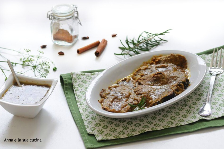 Rinderbraten in Rotwein