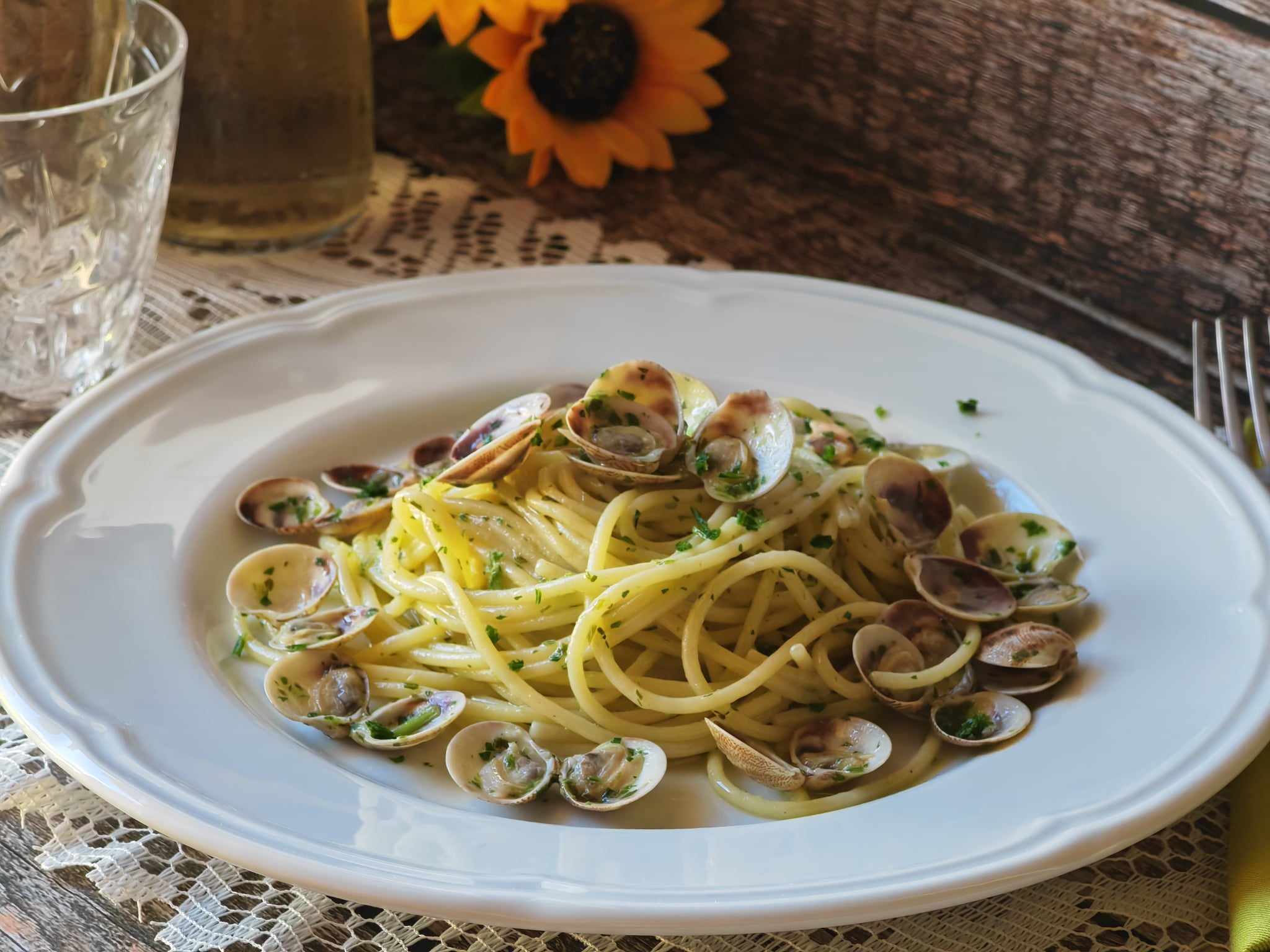 Spaghetti mit Herzmuscheln