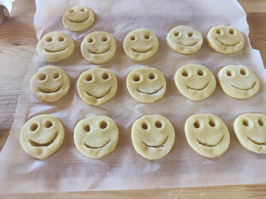 Hausgemachte Smile-Kartoffeln