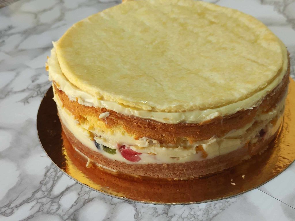 Diplomatische Obsttorte