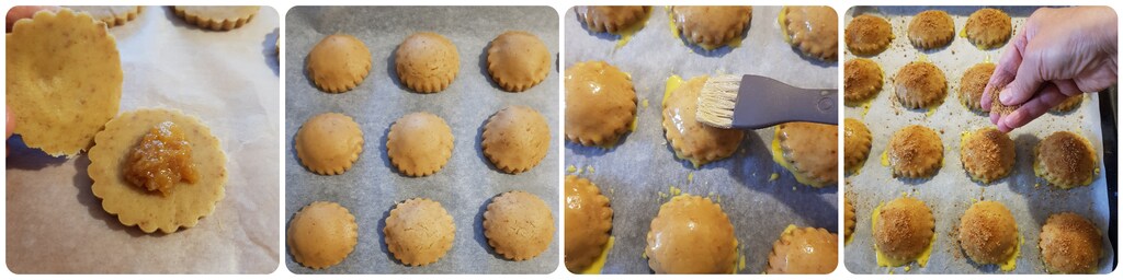 Form und Backen der Plätzchen