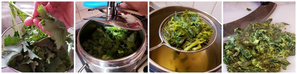 orecchiette aus geröstetem Weizen