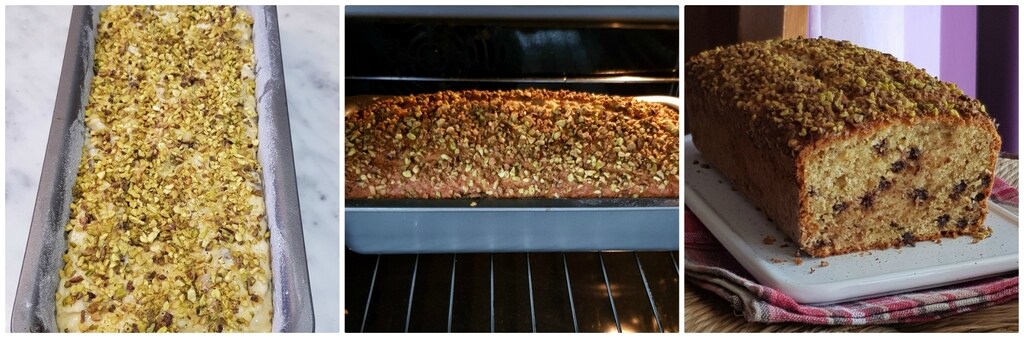 bananenbrot mit pistazien