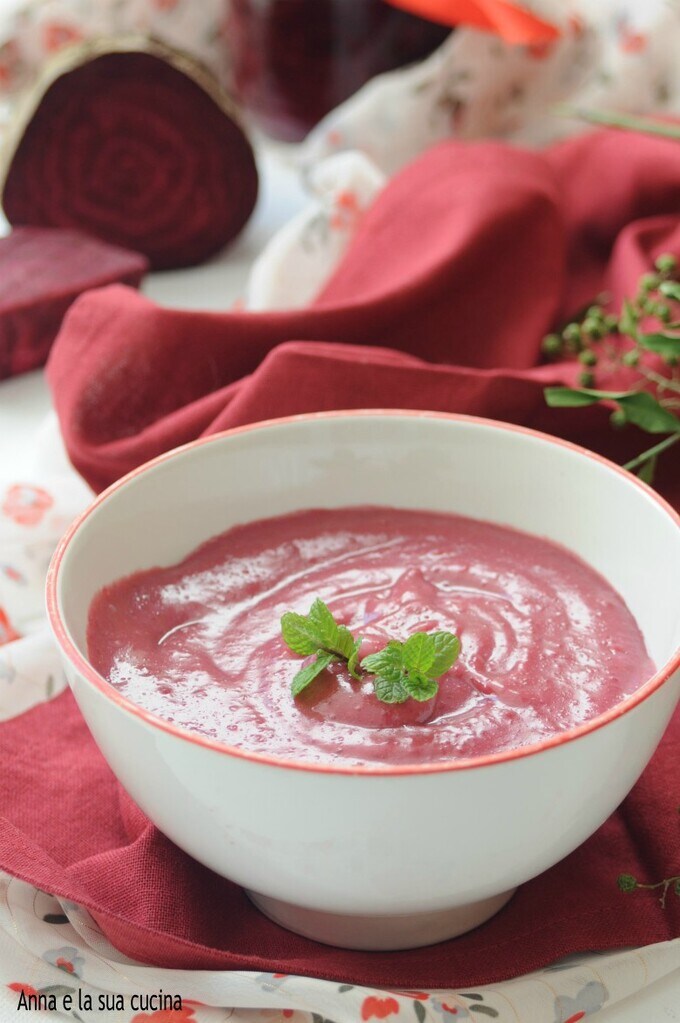 Süße Rote-Bete-Creme