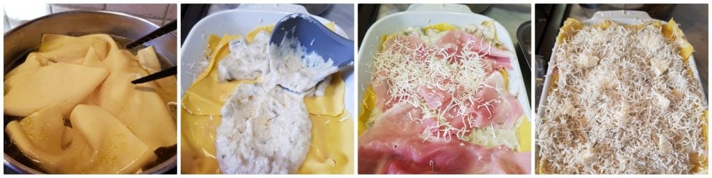 lasagne mit artischocken aus dem ofen