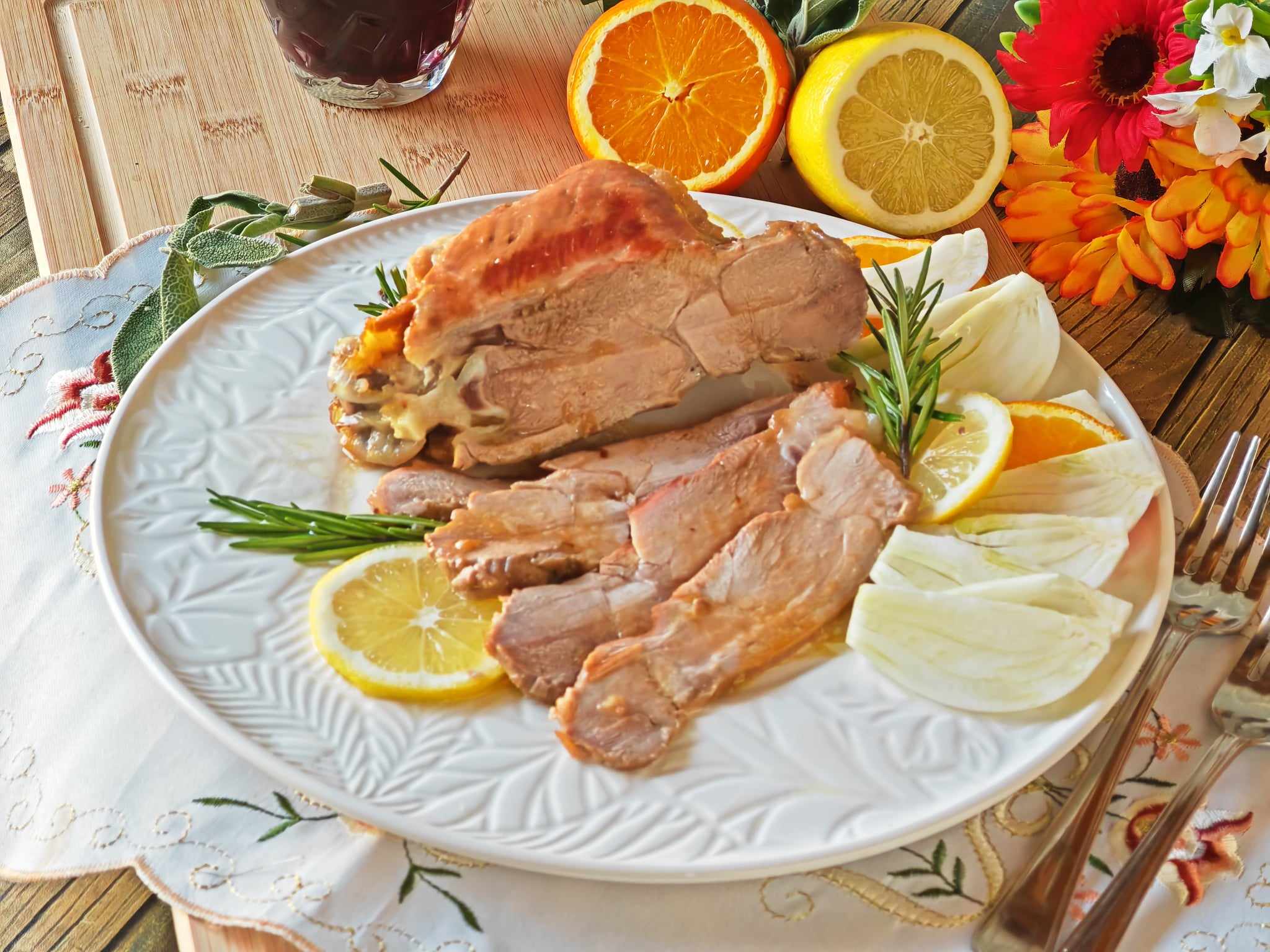 Putenkeule mit Zitrone