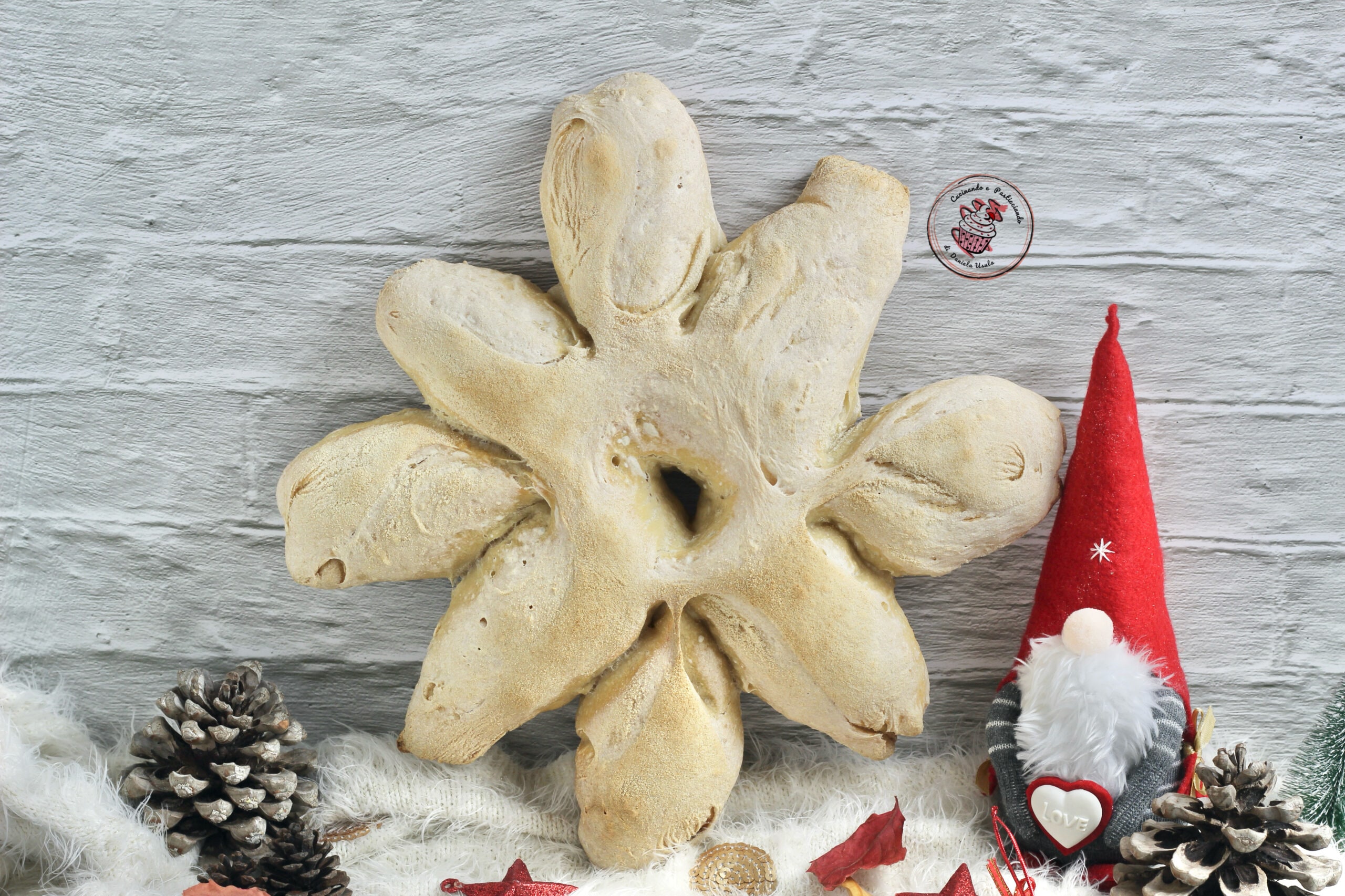Sternenbrot mit Sauerteig, perfekt für den Weihnachtstisch