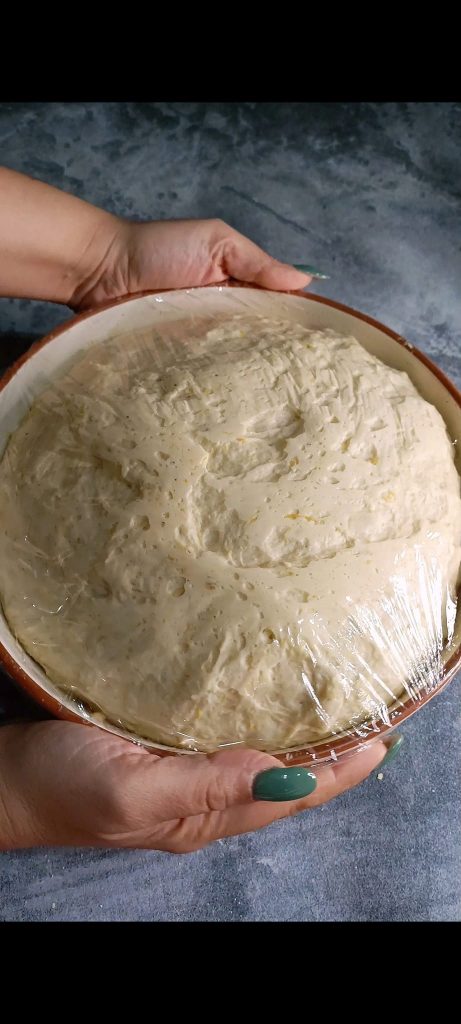 Perfekt gegangener Teig