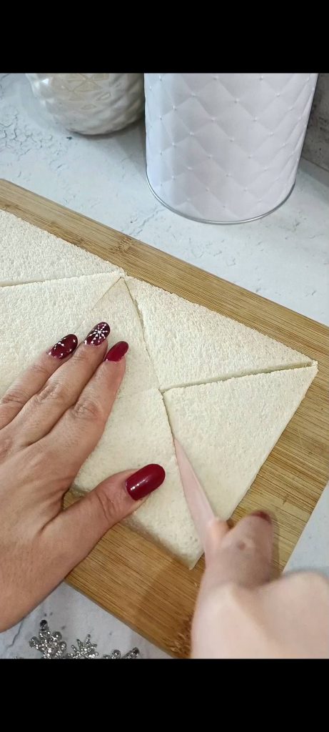8 Sandwiches schneiden