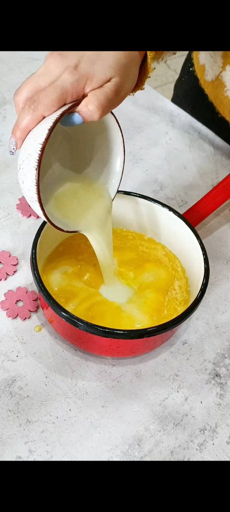 Zitronensaft und Kartoffelstärke