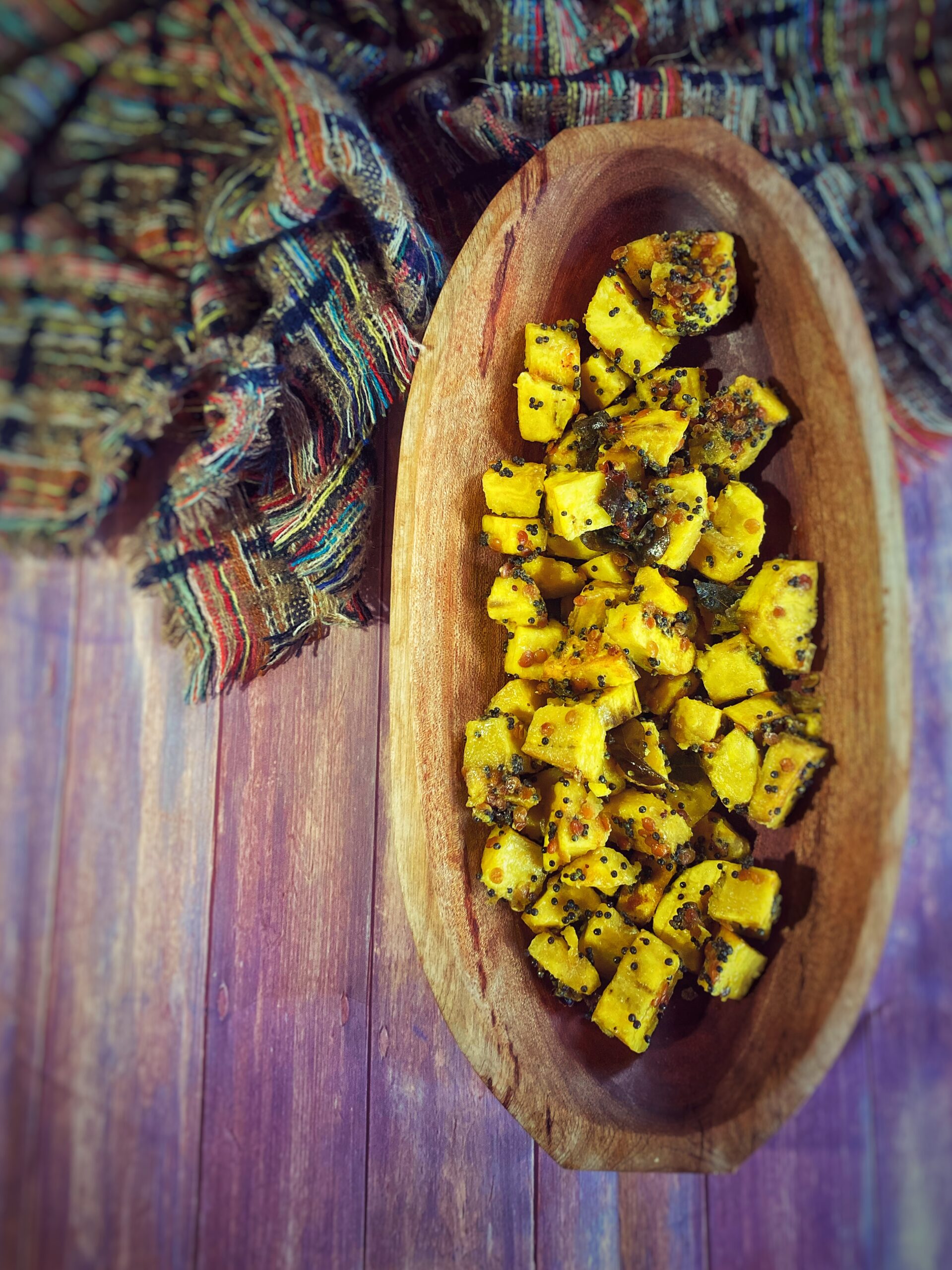 Vazhakkai poriyal (Indien)