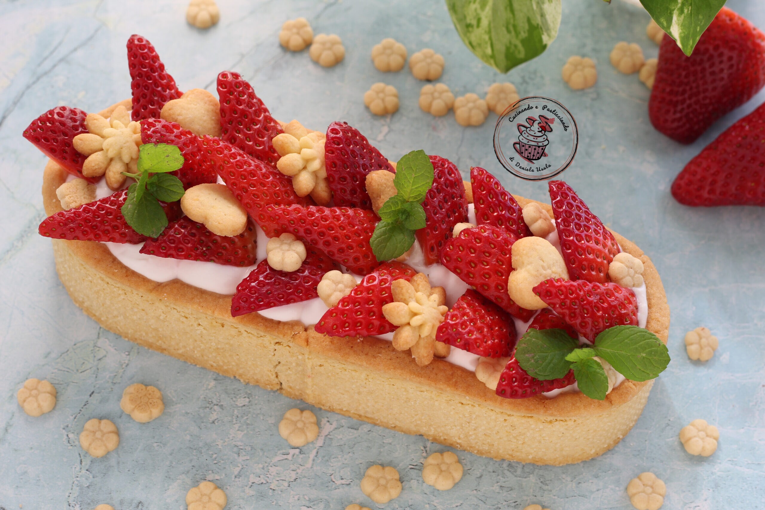 Erdbeertorte mit Ricotta-Creme