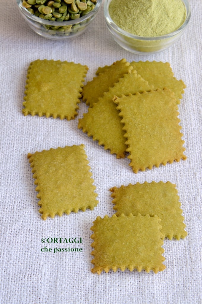 proteinreiche glutenfreie Hülsenfrucht-Cracker