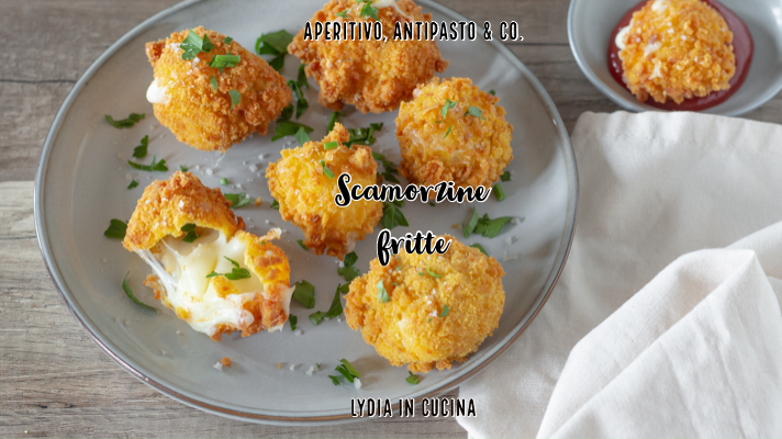 Frittierte kleine Scamorza, super einfaches Rezept
