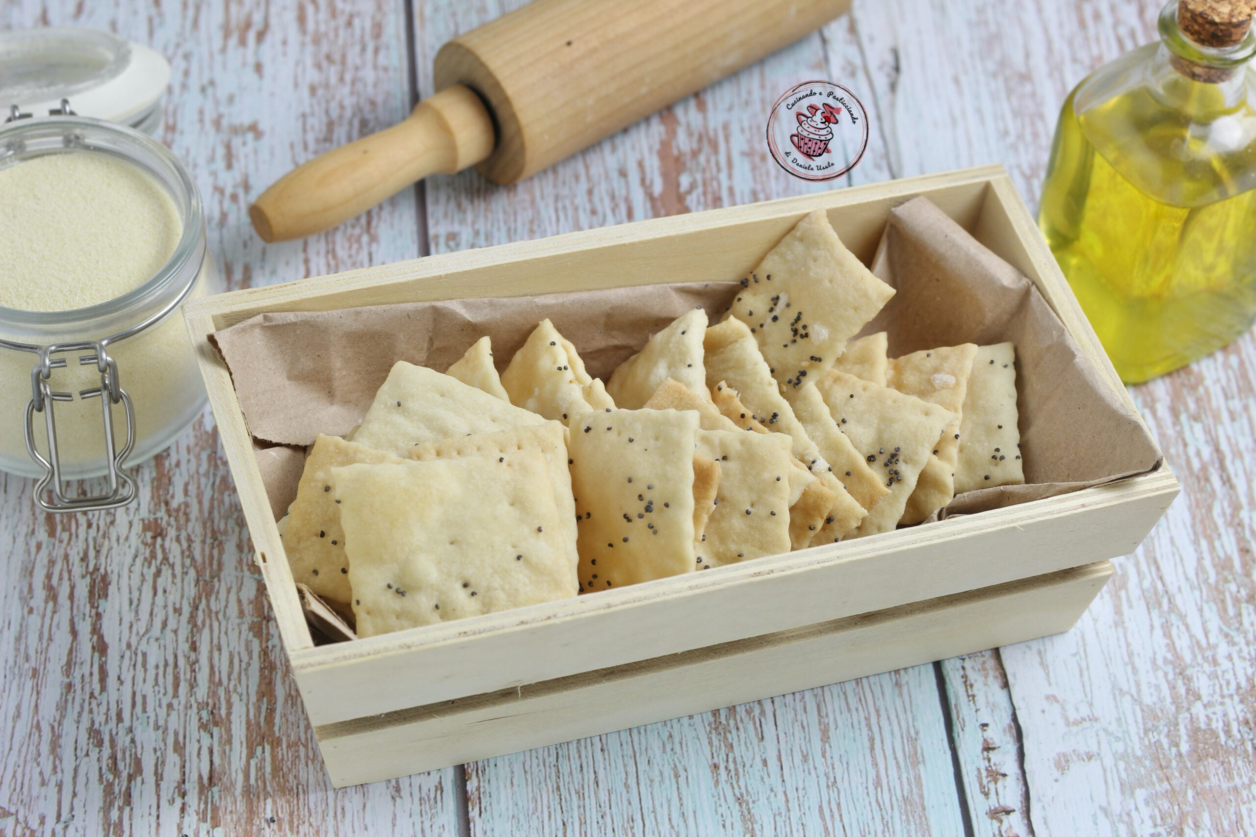 Samencräcker mit Resten von Sauerteig