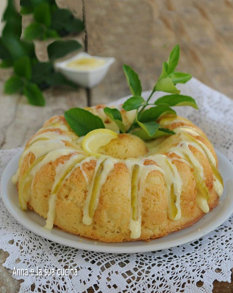 Baba mit Limoncello und Zitronencreme