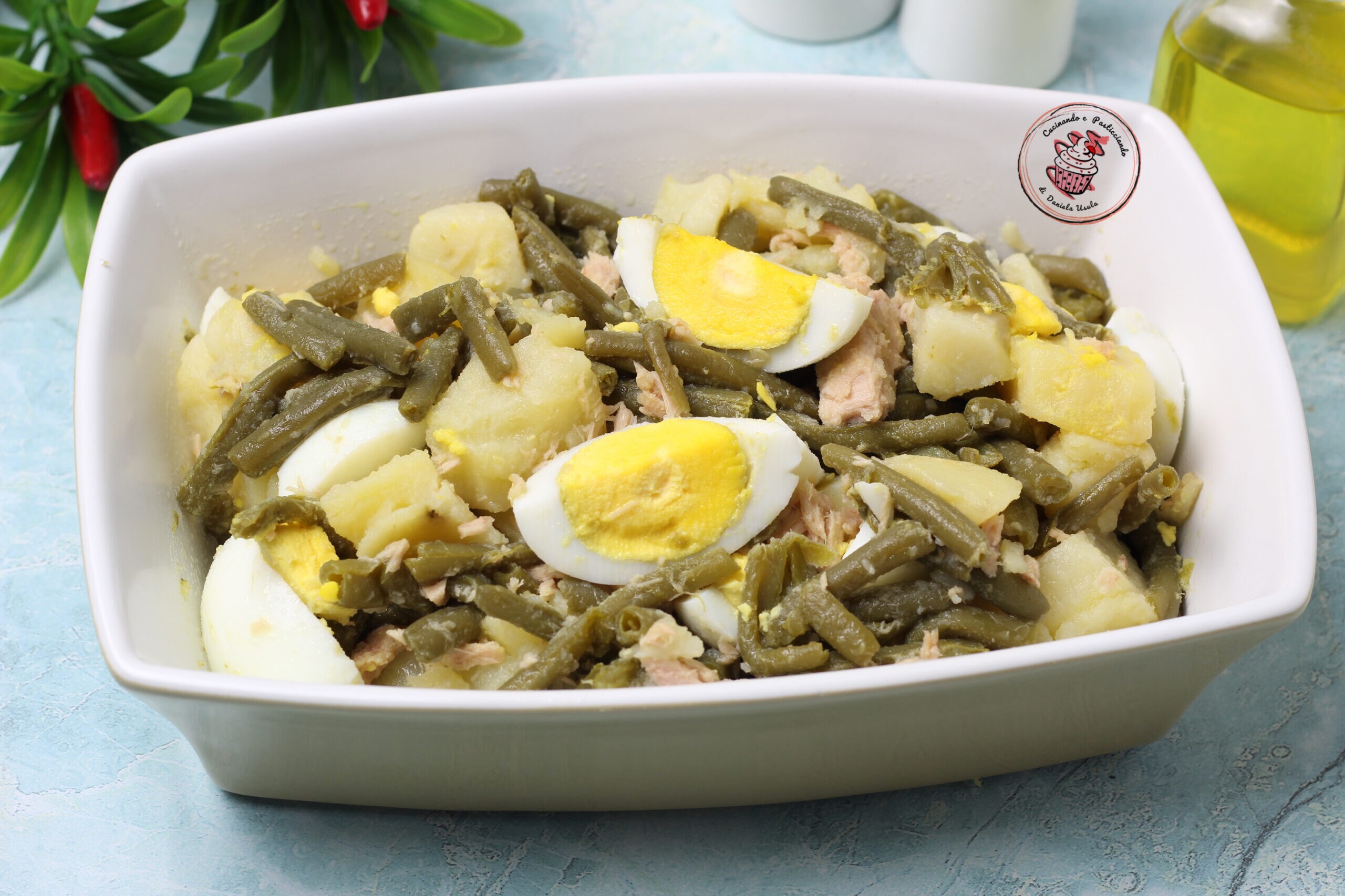 Sommerlicher Bohnensalat