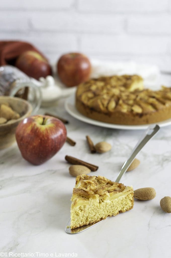 torta di mele alla cannella con farina di riso