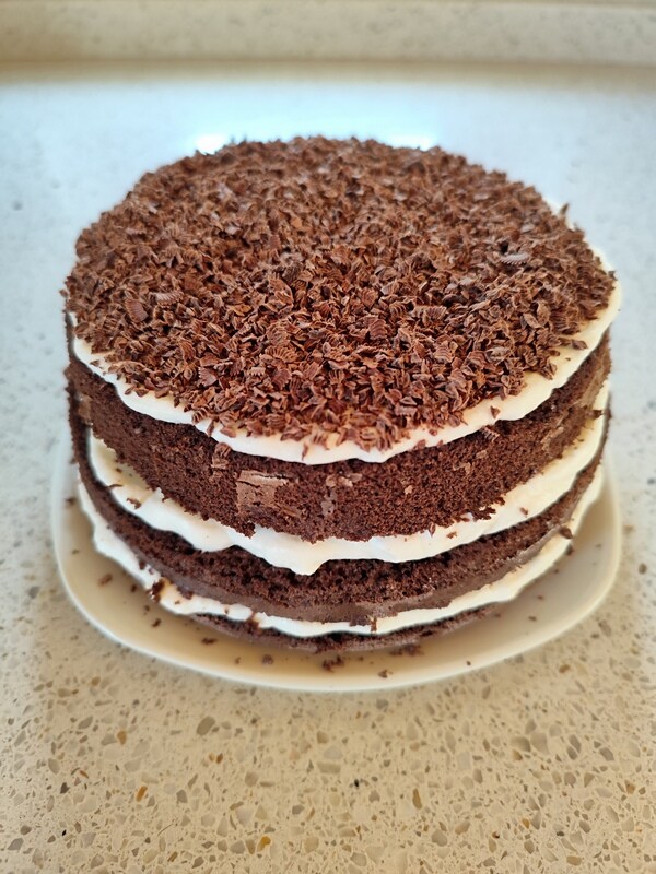AN gefüllter Kuchen