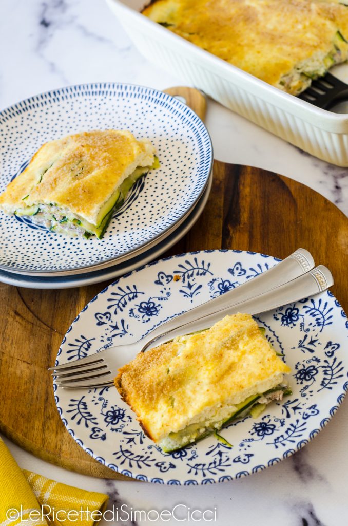 Aal- und Zucchinikuchen