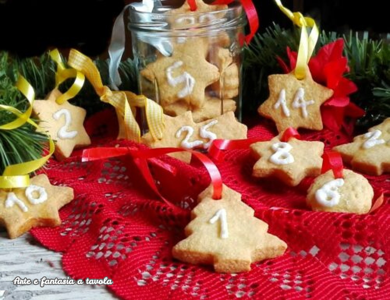 Adventsplätzchen perfekt für einen Adventskalender zum Verschenken