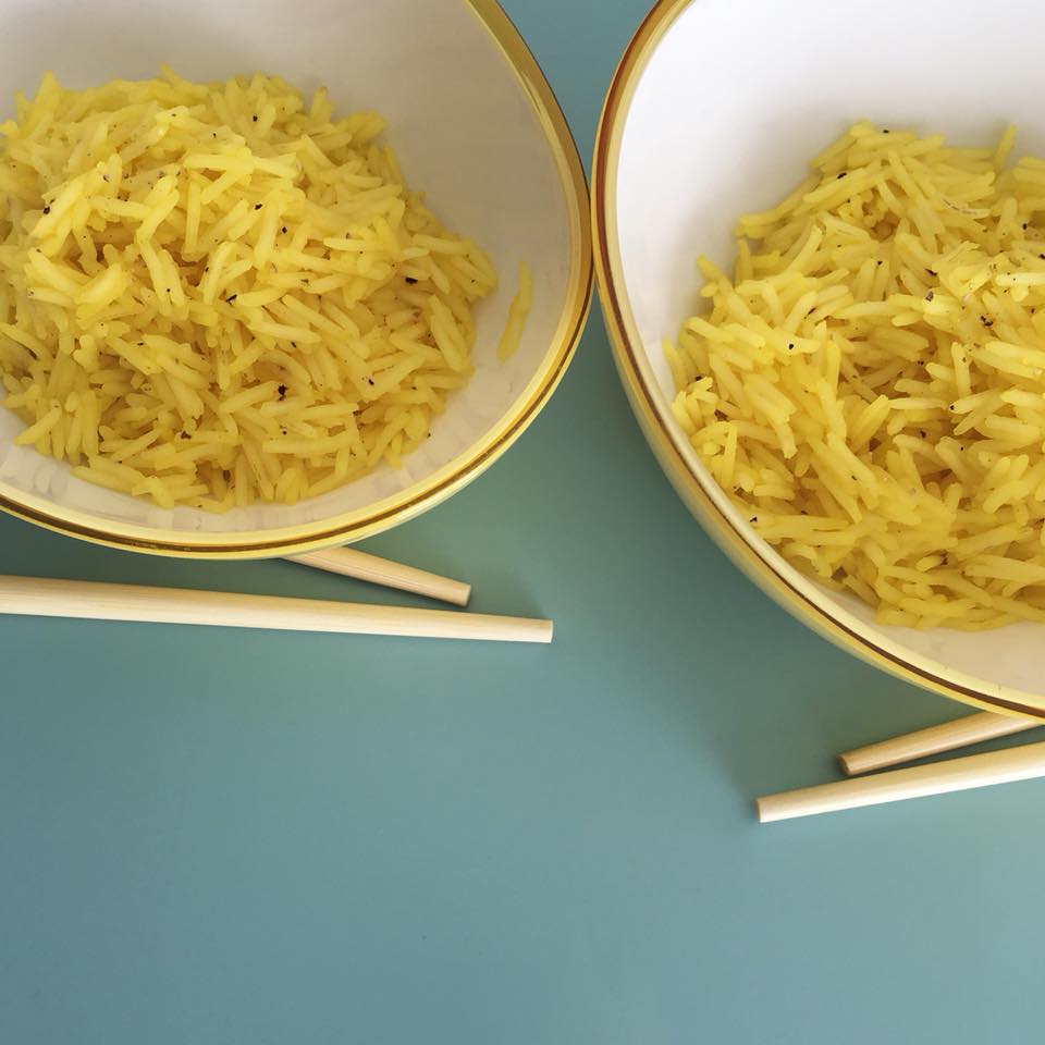 Basmati-Reis mit Safran light