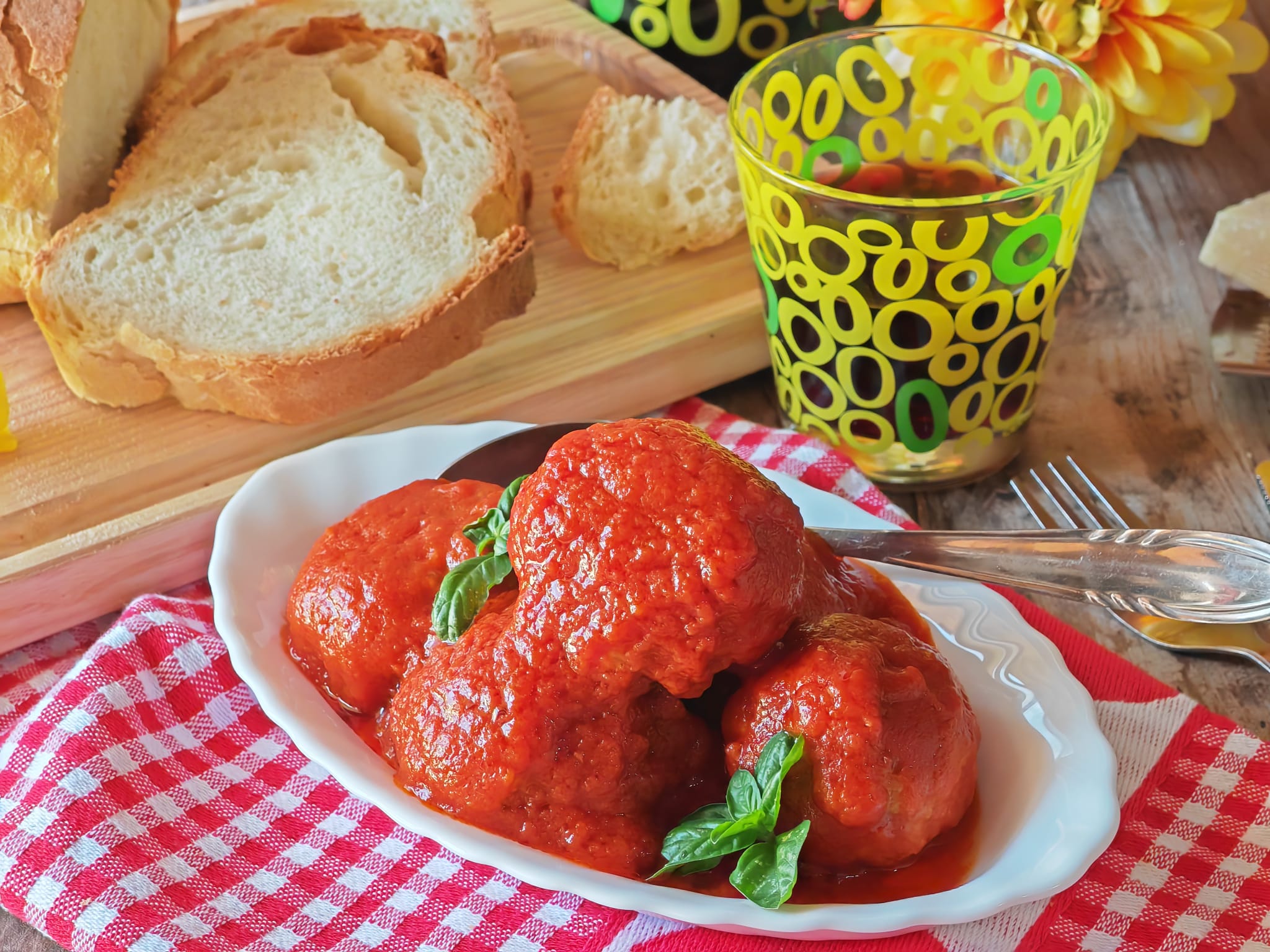 Fleischbällchen in Tomatensauce
