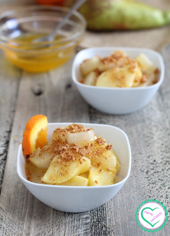Rezept Birnen und Äpfel in Orangensauce gekocht
