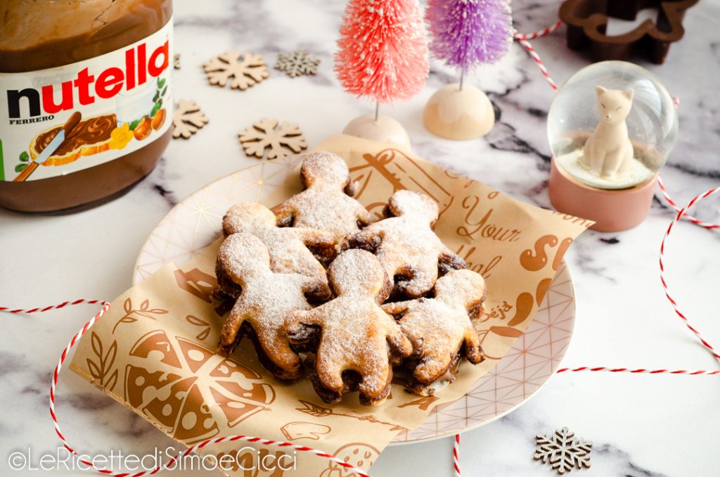 Blätterteig-Männchen mit Nutella