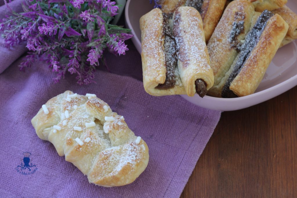 Blätterteig mit Kinderschokolade in der Heißluftfritteuse1