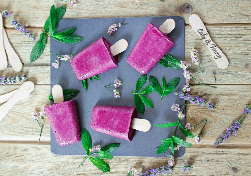Blaubeer-Eis