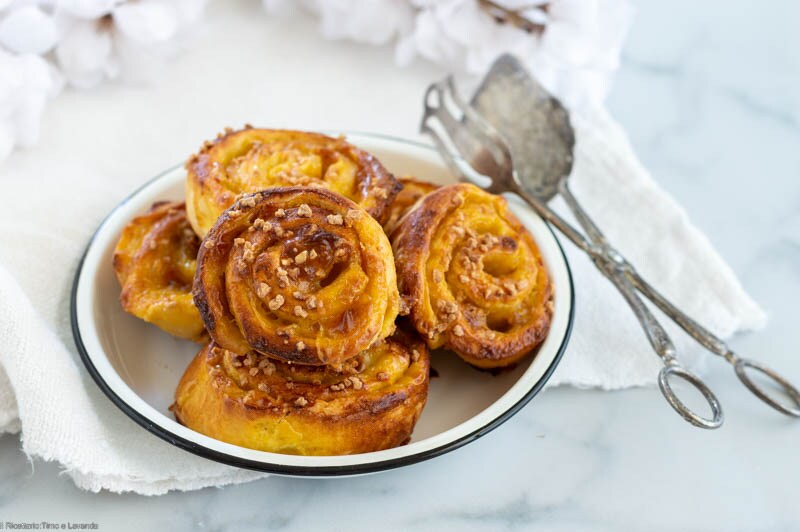 Brioche mit Creme ohne Gluten