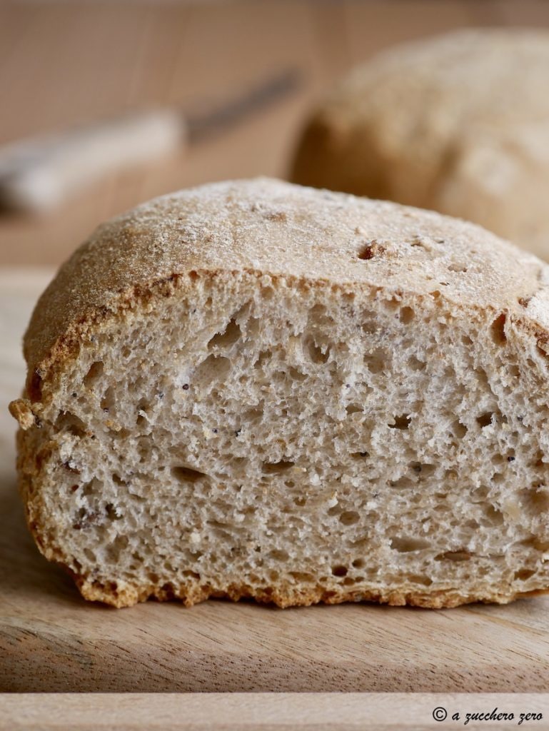 Brot mit Mehl Typ 2 und Vollkorn-Weichweizen