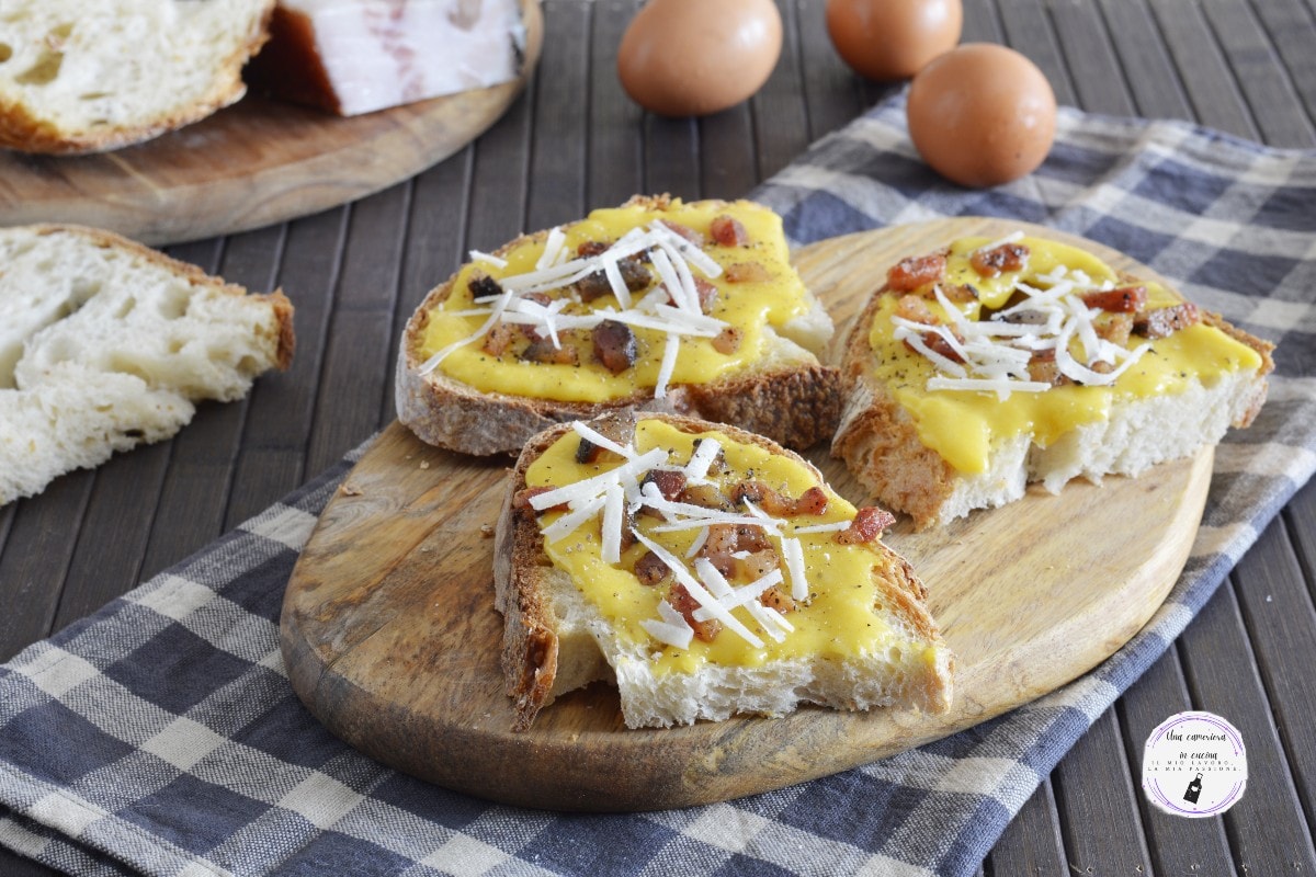 Bruschetta alla Carbonara