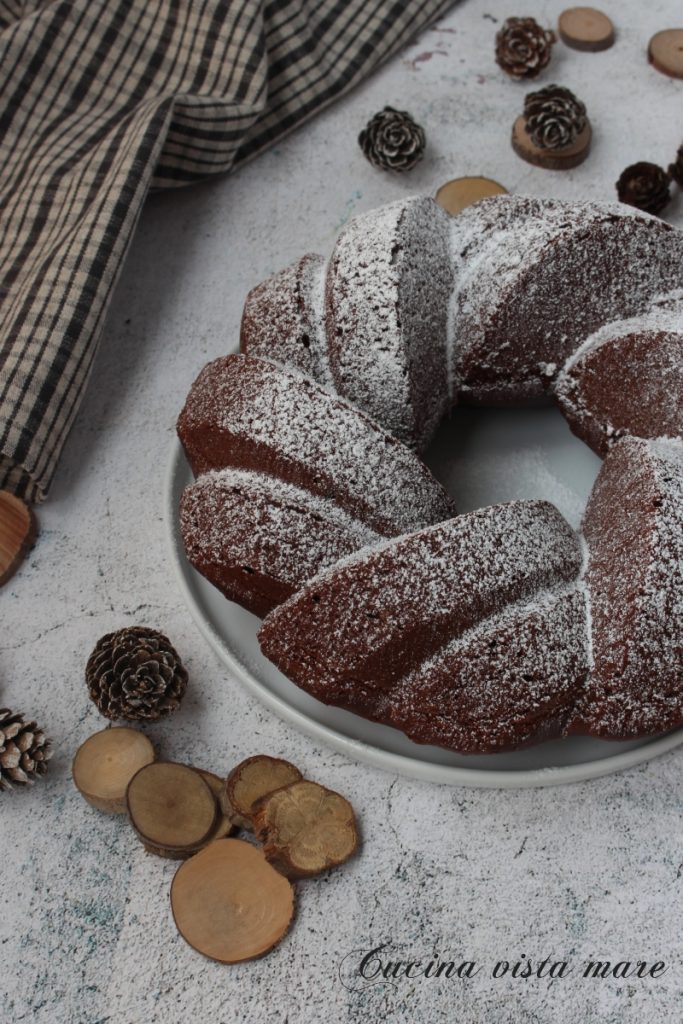 Bundt-Kuchen Kakao und Rum Küche am Meer