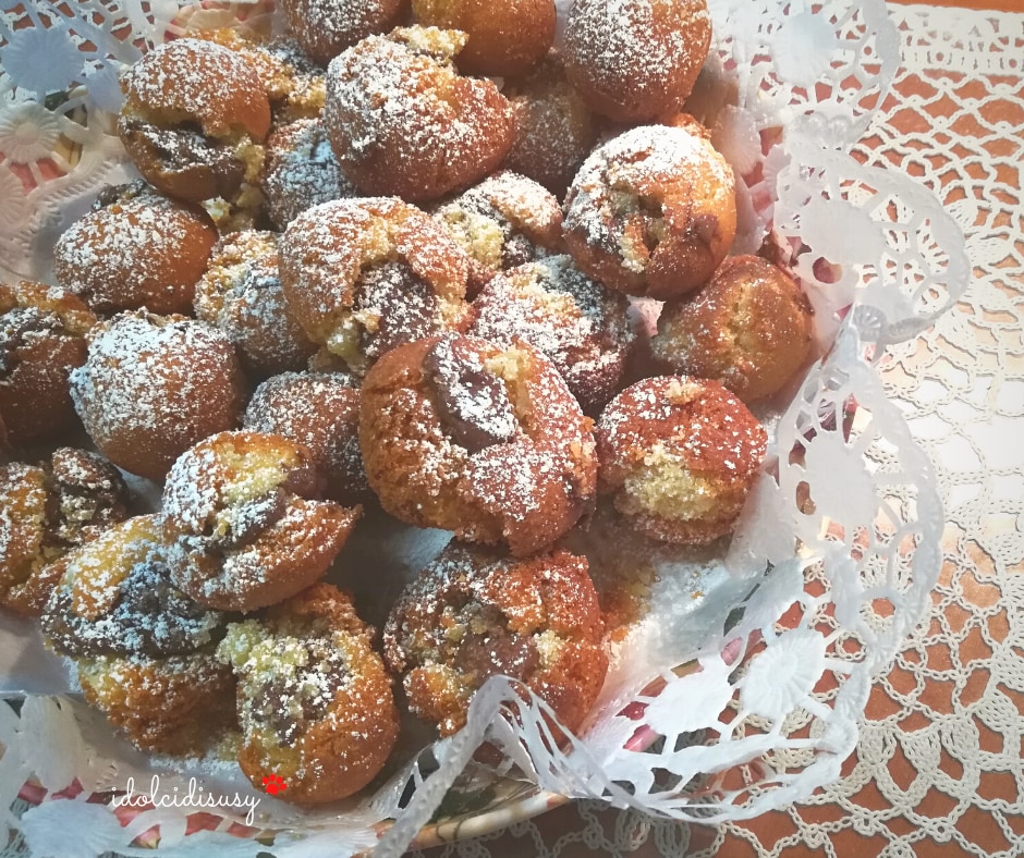 idolcidisusy Die Castagnole mit Kokos und Nutella