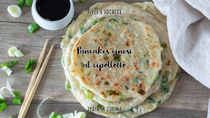 Chinesische Frühlingszwiebel-Pfannkuchen