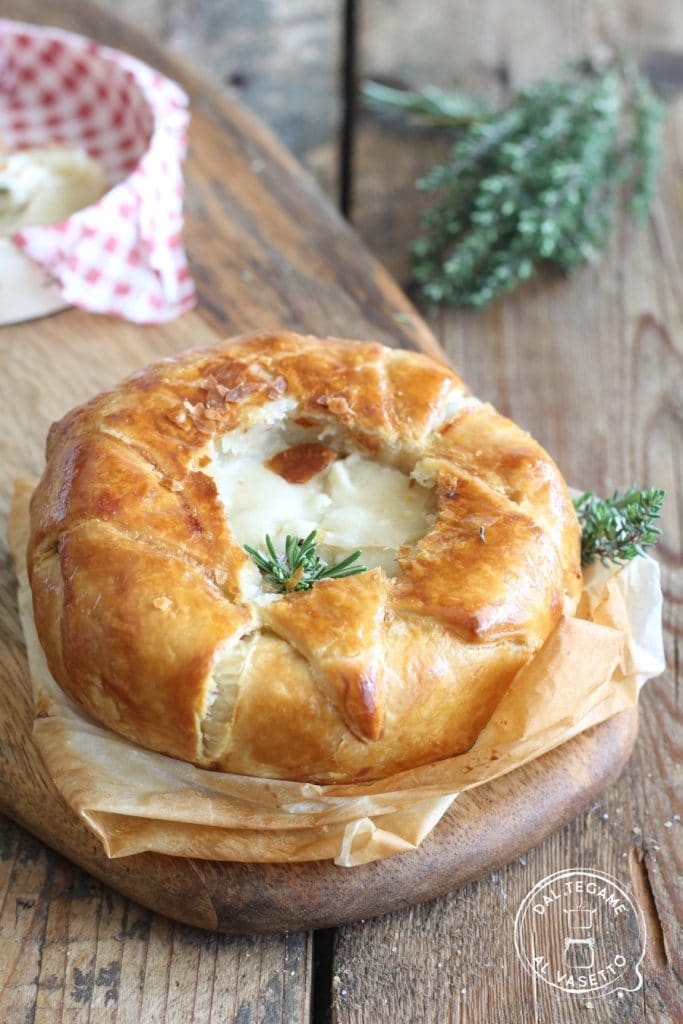 Camembert im Blätterteig in der Heißluftfritteuse