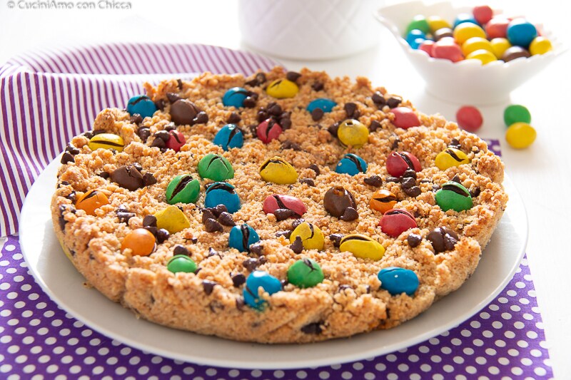 Cookie-Kuchen mit M&M’s
