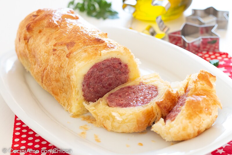 Cotechino im Blätterteig