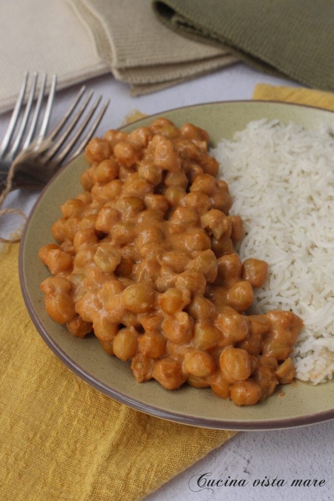 Cremige Kichererbsen mit Basmati-Reis Cucina vista mare