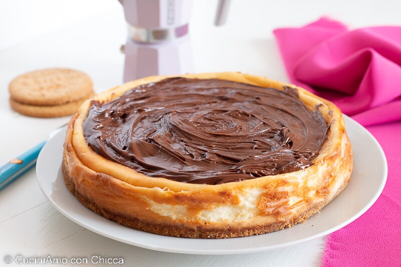 Cremiger Kuchen mit Mascarpone und Nutella