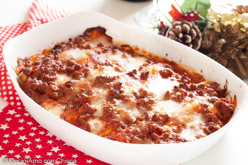Crespelle-Kanelloni mit Sauce