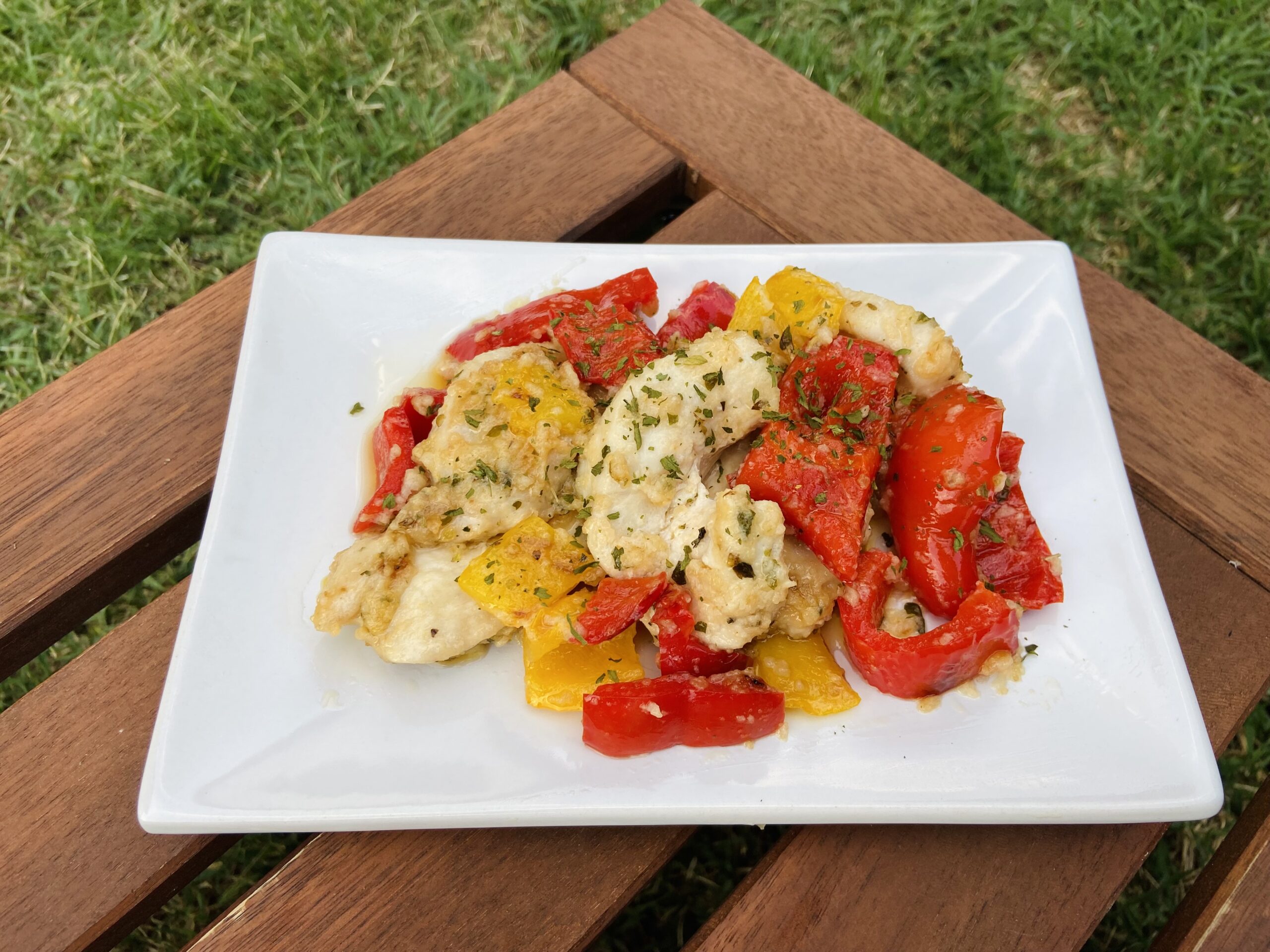 Hähnchenbrust mit Paprika