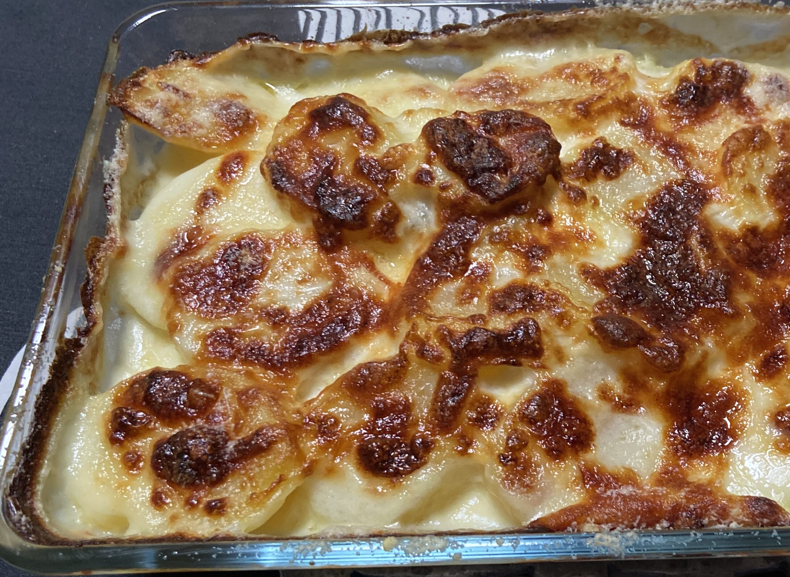 Weiße Parmigiana mit Kartoffeln