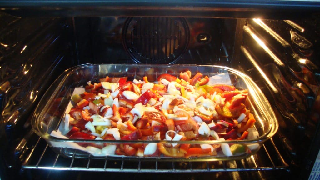 Paprika mit Semmelbröseln und Primo Sale